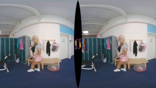 Perfect Tits Blonde Gets Changed For Her After Gym Shower (VR 180 3D-0