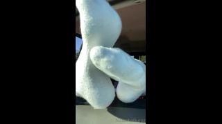video 27 Car Dash Tease - GODDESS TALL TASHA on feet porn sarah banks foot fetish-2