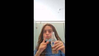 Fucking A Bottle Of Chocolate Milk In A Gas Station Bathroom (Amateur L-1