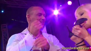 Groupsex On Public Show Stage - Public-0