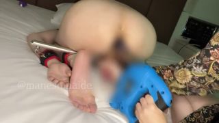 Japanese Mistress Miyu - Fucking machine in various positions Hand job Foot job Ejaculation-3