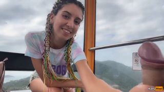 Cumshot Why are You Jerking off to Me on a Ferris Wheel - Public Jerk off and Cum ...-0
