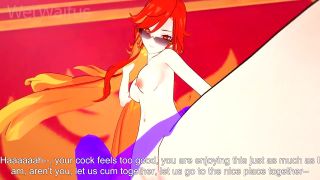 Wet Waifus - Mavuika has intimate Sex with Aether - Genshin Impact Hentai-9