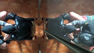 Milf Throated Milf chairtied, throatfucked with ring gag and throatpie-6