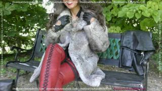 online porn clip 31 silk fetish Exquisite Leather and Fur, solo on solo female-2