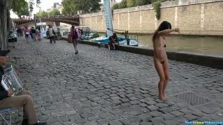 Crazy hairy naked in street Hairy-4