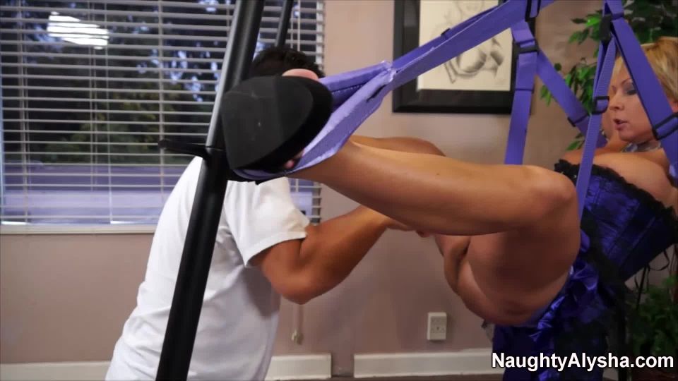 Naughty Alysha in Swing Show fisting 