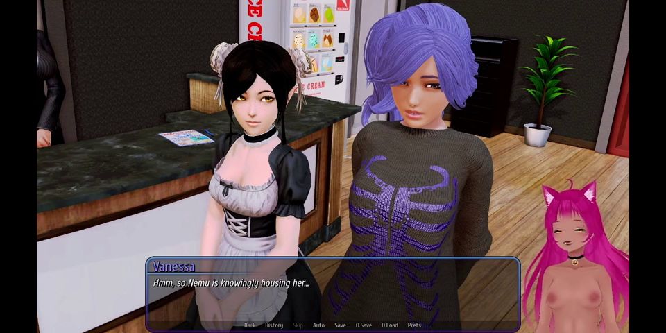 Hd Porn VTuber LewdNeko Plays Harem Hotel Part 46