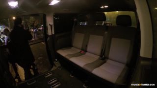 Sandra  Cheeky Czech brunette Sandra enjoys intense FFM threesome in the backseat-1