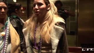 kelli staxxx femdom big tits porn | Mardi Gras Party Girls Flashing in Public | dancing-4