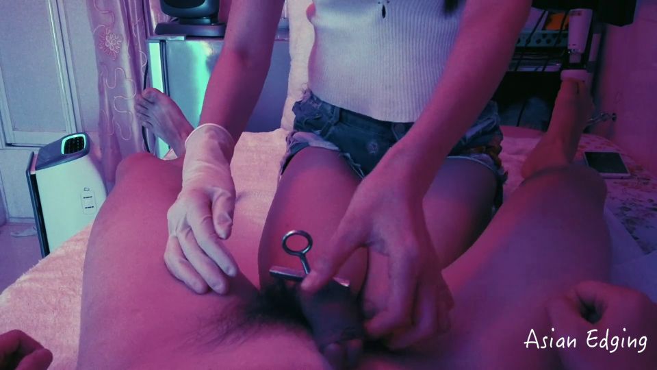 Tied Balls  POV Edging Handjob with Ruined Orgasm.