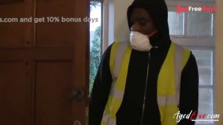 AGEDLOVE Lacey Is Surprised At Home By A Black Worker Who Takes Out His Big Black Cock On - Lacey A-1