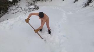 online clip 1 itching fetish BondageLife – Snow Shoveling – Rachel Greyhound, bdsm on femdom porn-0