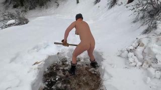 online clip 1 itching fetish BondageLife – Snow Shoveling – Rachel Greyhound, bdsm on femdom porn-9