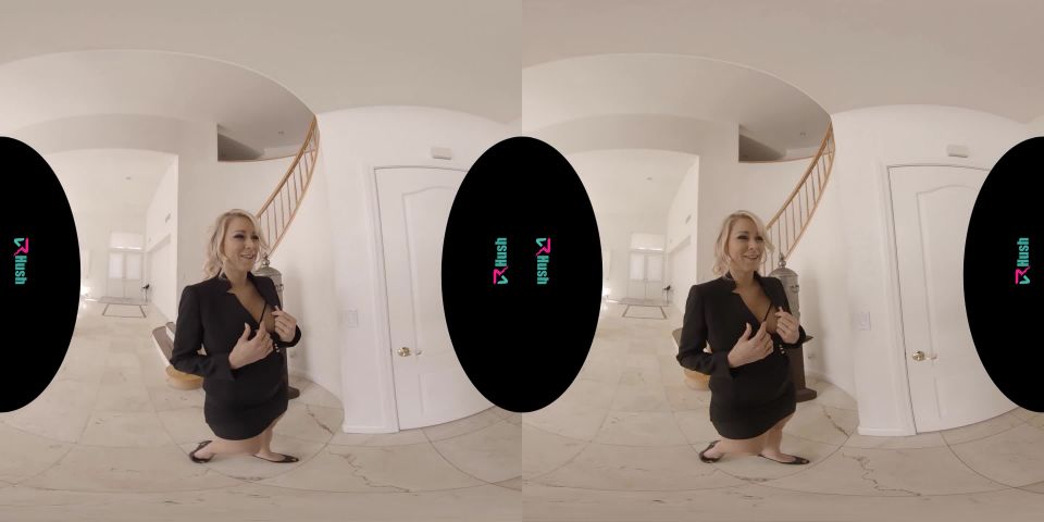 VRHush presents Let’s Celebrate My New Job! - Katie Morgan - vrhush - 3d 