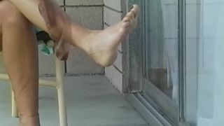 free online video 16 megan rain foot fetish feet porn | MILF with tired feet | nylons / pantyhose-1