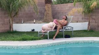 xxx video 25 Andre Stone - Pink Hair Trans Girl Claire Gemini Sucks Cock by the Pool (17-12-2022) [HD, 720p] | bareback | femdom porn amazing blowjob-1