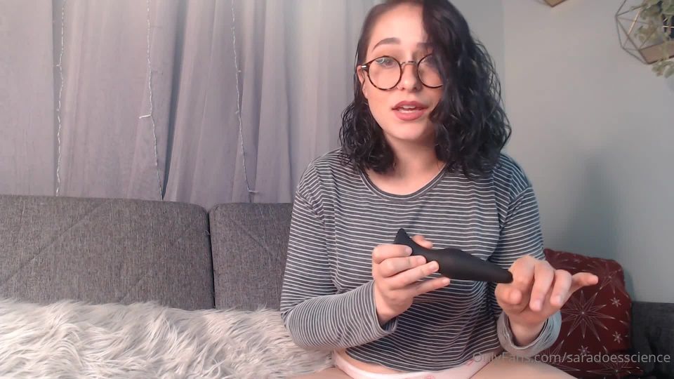 Saradoesscience - time for your second round of butt plug training lets see if you can fuck that ass harder 25-05-2021