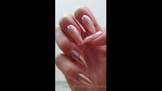 Goddessambra - so what do you think about my new set of super glossy claws manicure stilettonails 28-04-2021-9