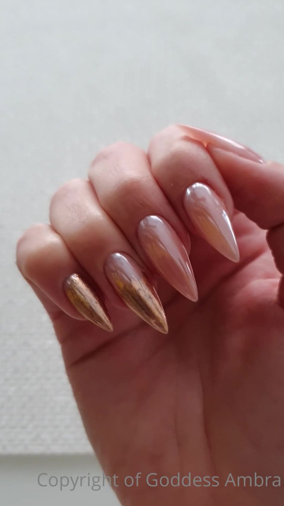 Goddessambra - so what do you think about my new set of super glossy claws manicure stilettonails 28-04-2021