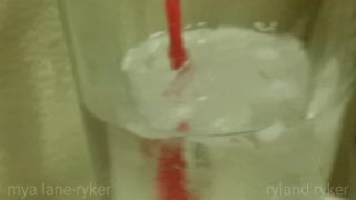 Drinking Cum  Being Watched At A Sex Shop 1080p-1