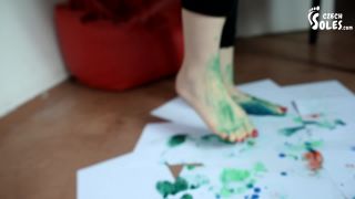 Czech Soles - Foot And Soles Painting And Soleprints, femdom chastity pegging on fetish porn -5