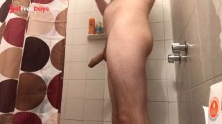 [GetFreeDays.com] I jerk off a big dick in the shower and cum, the sperm is visible close up on camera Adult Leak December 2022-1