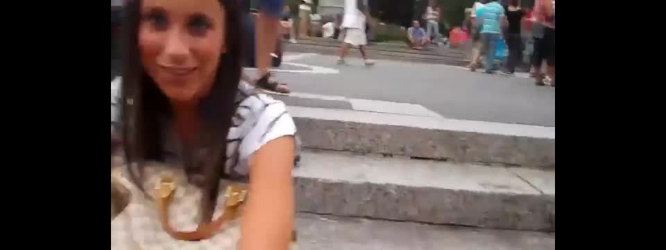 free porn video 2 Public Foot Worship In NYC | femdom | fetish porn winter fetish