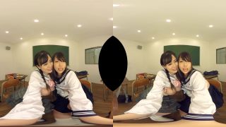 [VR] Aimi Yoshikawa & Kurumi Tamaki – Lesbian Showtime (Schoolgirls Edition)-4