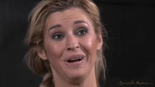 free porn clip 40 Kleio Valentien. Tattooed blonde Kleio Valentien bound on sybian with drooling destroyed deepthroat [HD 692.6 MB] - humiliation - femdom porn gyno fetish-7