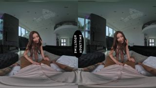 UP CLOSE VR  POV Stacked Cock Hungry Babe Nicole Doshi Titty Fucks You -1