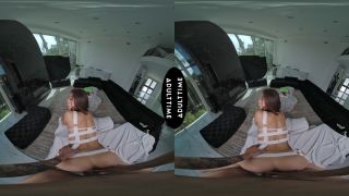 UP CLOSE VR  POV Stacked Cock Hungry Babe Nicole Doshi Titty Fucks You -7