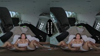UP CLOSE VR  POV Stacked Cock Hungry Babe Nicole Doshi Titty Fucks You -9