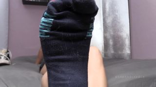 free xxx video 1 femdom chastity Sarah DiAvola - Sweaty Sock Sniffer 3, foot licking on femdom porn-4