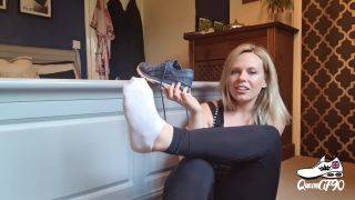 adult video 17 big booty femdom Queengf90 - A sweaty foot slave tease, feet humiliation on fetish porn-4