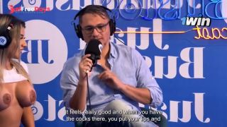Latina Blonde Test Sybian and Sex Machine In Podcast, NatyDelgado, Juan Bustos-2