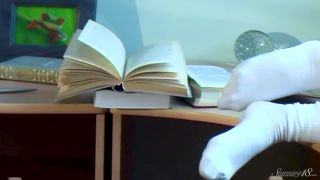 Hot Babe Studying - Solo-9