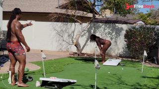 Strip Cornhole Leads to Pornhub Real Ebony Couple Dreads Way and Lyric Sky-2
