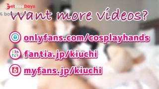 Japanese girls in a maid costume gives a guy a handjob and assjob.-9