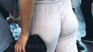 CandidCreeps 764 Vtl Public Candid Thin Pants Walking Booty-4