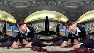 Kawagoe Yui, Nonomiya Misato, Kiritani Nao DSVR-582 【VR】 Hospitality Straddling With Uniform, Underwear, Naked Oma Co Air VR 2 - Stewardess-1