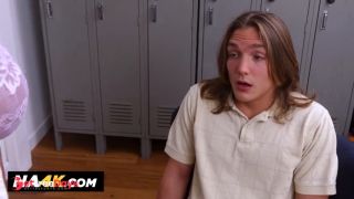 NAUGHTY AMERICA Mocha Menage reprimands bad employee Axel Haze with a lesson in pussy eating-3