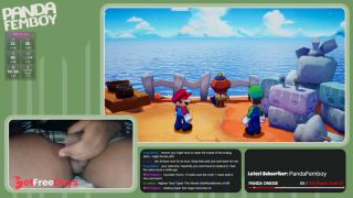 [GetFreeDays.com] PandaFemboy Plays Mario and Luigi Brothership Part 1 Porn Leak March 2023-9