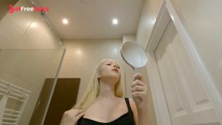 [GetFreeDays.com] Hot Brazilian Petite Blonde College Girl comes for a Fashion Lingerie Shooting prepares in the Bath Porn Video December 2022-5