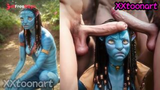 Neytiri from avatar alien fuck big tits I believe you are already hard-0