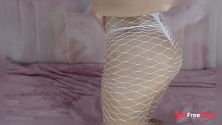 [GetFreeDays.com] Blonde in white tights loves to suck a toy, blowjob dildo, slobbery blowjob Adult Video April 2023-5