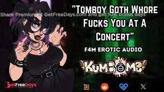 [GetFreeDays.com] F4M Tomboy Goth Whore Fucks You At A Concert Tomboy Goth FDom Public Sex Porn Clip June 2023-1