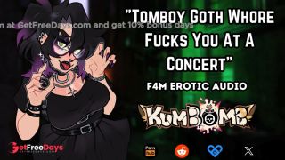 [GetFreeDays.com] F4M Tomboy Goth Whore Fucks You At A Concert Tomboy Goth FDom Public Sex Porn Clip June 2023-8