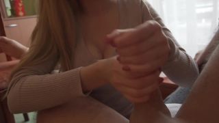 Online Footjob – Hot 18 Years old Teen Hand and Footjob - handjob-8