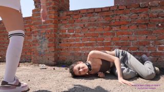 clip 11 femdom feet fetish Licking Girls Feet: Alisa - Would you like to play football with us, fetish on femdom porn-1